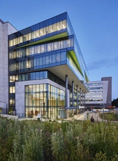 Exterior of the Seattle Children's Building Care: Diagnostic and Treatment Facility