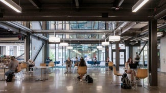 Student Success District at the University of Arizona interior seating area for students