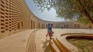 2023 AIA ARCHITECTURE AWARD RECIPIENT THE RAJKUMARI RATNAVATI GIRL'S SCHOOL, JAISALMER, INDIA, DIANA KELLOGG ARCHITECTS