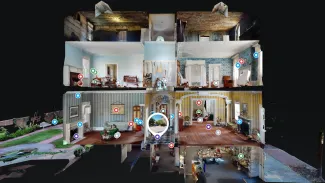 3D VIRTUAL TOUR CREATED BY SHAMROCK+ OF THE DAVENPORT HOUSE MUSEUM IN SAVANNAH, GA DURING THE GLOBAL PANDEMIC IN 2020 TO KEEP THE MUSEUM “OPEN” WHILE MOST BUSINESSES WERE SHUTTING DOWN.