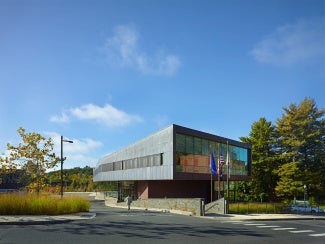 Designed by Charles Rose Architects, the John W. Oliver regional transit center is a zero-net energy transit center that serves the Franklin county region of Massachusetts.