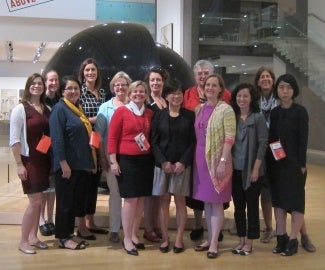 a group of women with Sho-Ping Chin at center