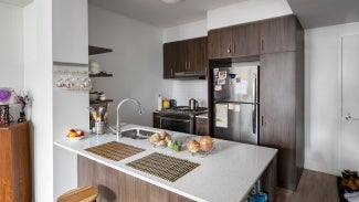 Communal kitchen area