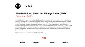 December 2023 intro graphic showing billings data.