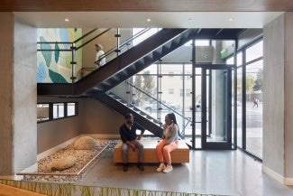 The Hope Center waiting area.