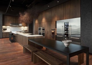 The full Professional Kitchen space by Henrybuilt