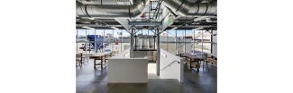 Interior of the Magic Box building at SCI-Arc