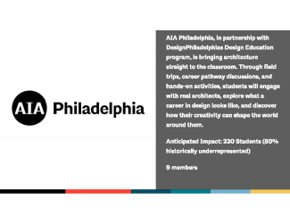 AIA Philadelphia is bringing architecture straight to the classroom.