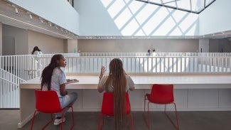 spelman college center for innovation and the arts study gallery studio gang