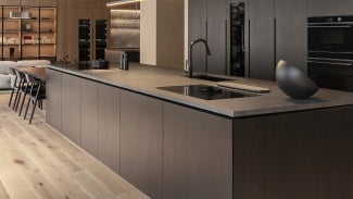 A minimalist kitchen