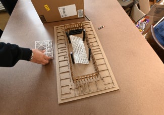 scale model of the wave