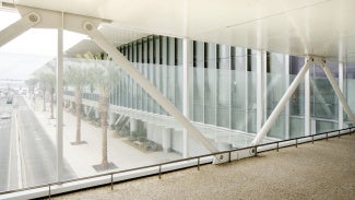 Interior space at San Diego Airport Terminal 1