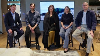 Speakers at a speaker series