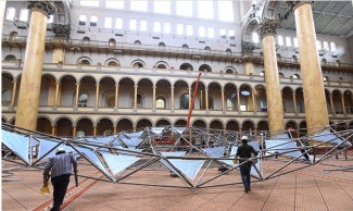 the wave exhibit at national building museum