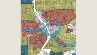 Map of Rochester
