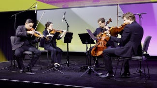 A string quartet