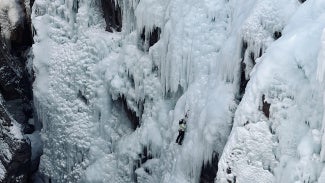 Climbing in Ouray, Colorado