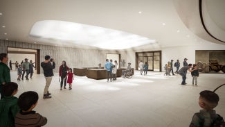 Lobby for the Capitol Visitors Center and Military Museum