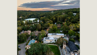 Aerial view of Cold Spring Harbor Laboratory