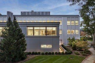 A closer view of Demerec Laboratory.