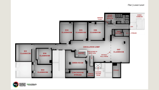 Lower level of WIT's new space