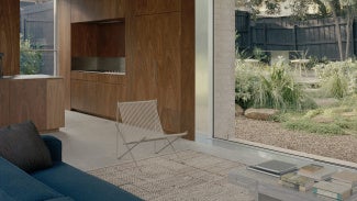 Naples Street House sitting area