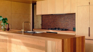 Coopworth House's sink and burners