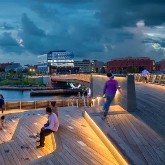 2023 AIA Regional & Urban Design Award recipient Van Leesten Memorial Bridge