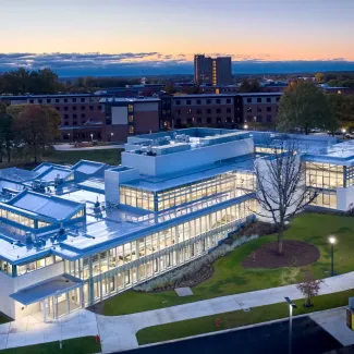 Exterior of Kent State University, Design Innovation Hub