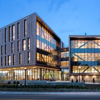 2023 AIA ARCHITECTURE AWARD RECIPIENT JOHN W. OLVER DESIGN BUILDING, UNIVERSITY OF MASSACHUSETTS AMHERST, AMHERST, MASS., LEERS WEINZAPFEL ASSOCIATES