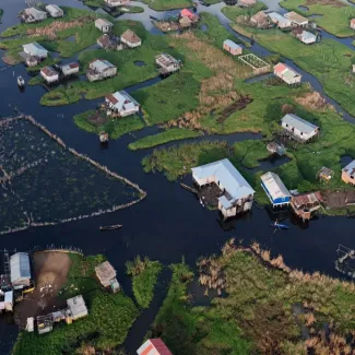 Stilt Houses in Ganvie, Benin