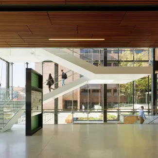Interior staircase of University of Washington, Life Sciences Building 