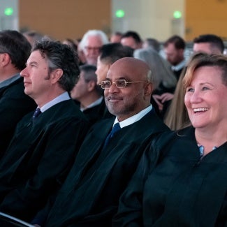 College of Fellows ceremony members