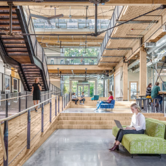 The Kendeda Building for Innovative Sustainable Design in Atlanta by the Miller Hull Partnership, Lord Aeck Sargent, a COTE Top Ten 2021 award winner