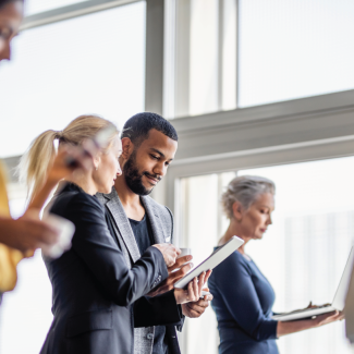 Business people working in the office