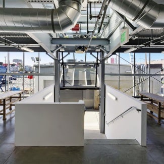 Interior of the Magic Box building at SCI-Arc