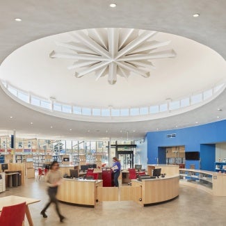Interior lobby area