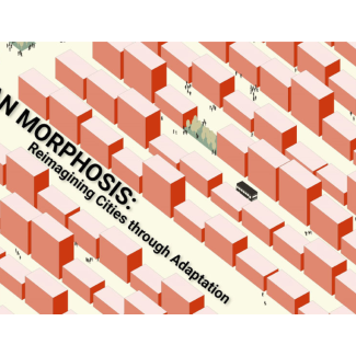 Graphic for the RUDC 2025 displaying the theme of urban morphosis