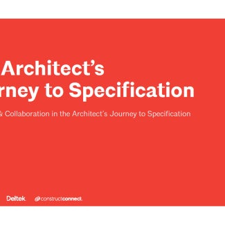 The Architect's Journey to Specification 
