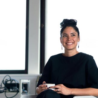 A professional woman smiling